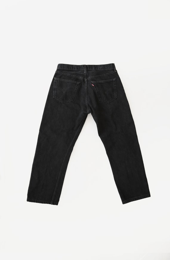 501 Levi's | Vintage 80s 501 Levis black denim re… - image 5