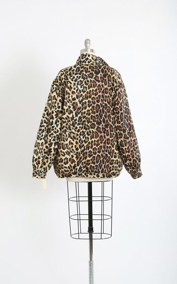 90s oversized leopard print jacket | Vintage 1990… - image 9