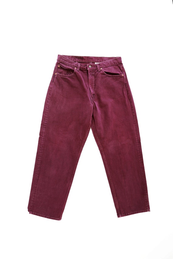 Purple Levis | Vintage 554 purple Levis straight l