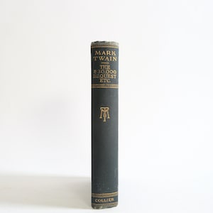 Antique 1917 Mark Twain The 30,000 Bequest book