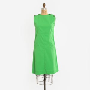 60s Green MOD shift dress