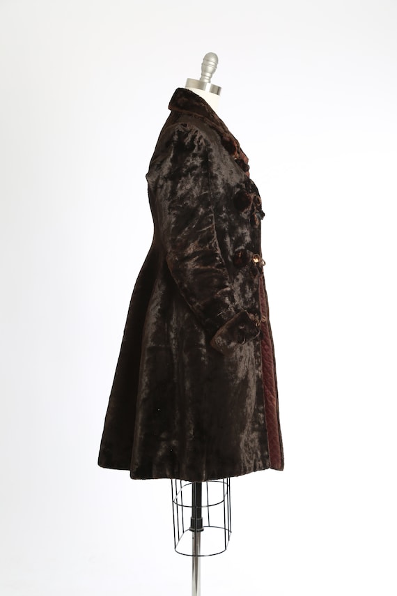 Antique Vintage Edwardian fur coat | 1900s mouton… - image 5