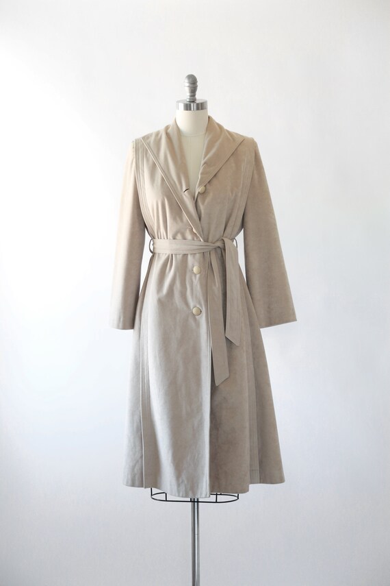 Skin Gear II Coat | Vintage 70s Non Leather Suede Trench Skin Gear II Coat | Vintage 70s Non Leather Suede Trench