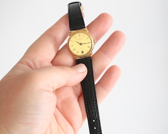 Vintage Raymond Weil Geneve 18K gold plated Woman's watch