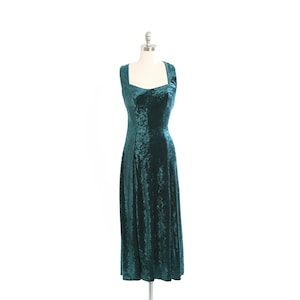 Green Velvet Dress Backless