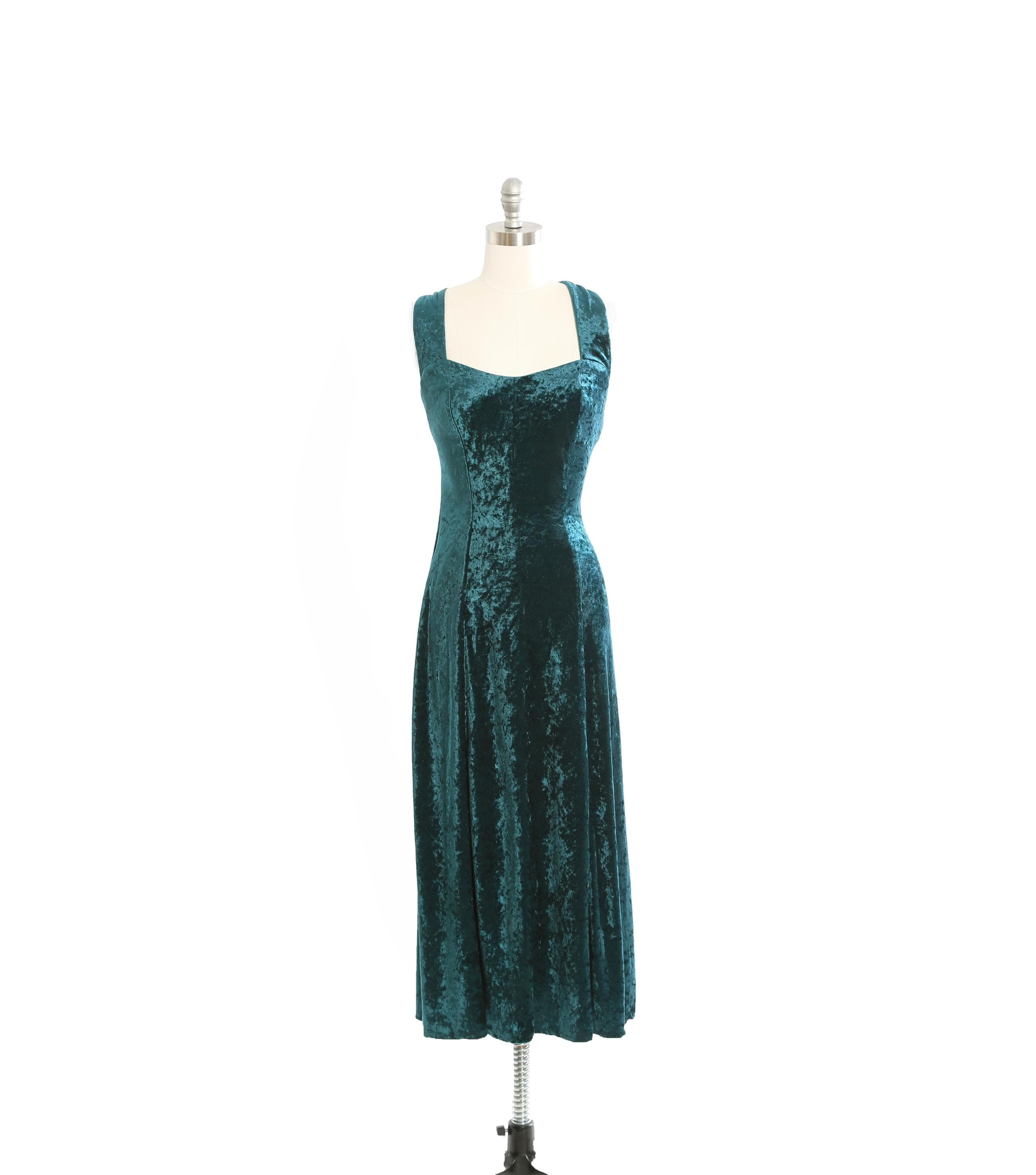 Women Green Velvet Dresses - Etsy Women Green Velvet Dresses - Etsy
