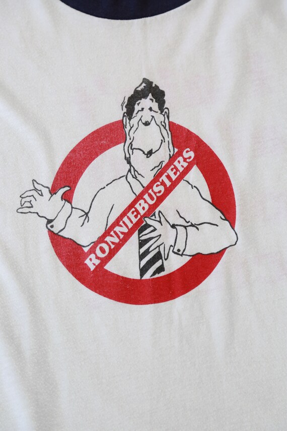 Ronnie Busters Ringer Tee Vintage 80s 