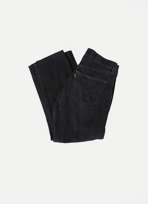 501 Levi's | Vintage 80s 501 Levis black denim re… - image 7