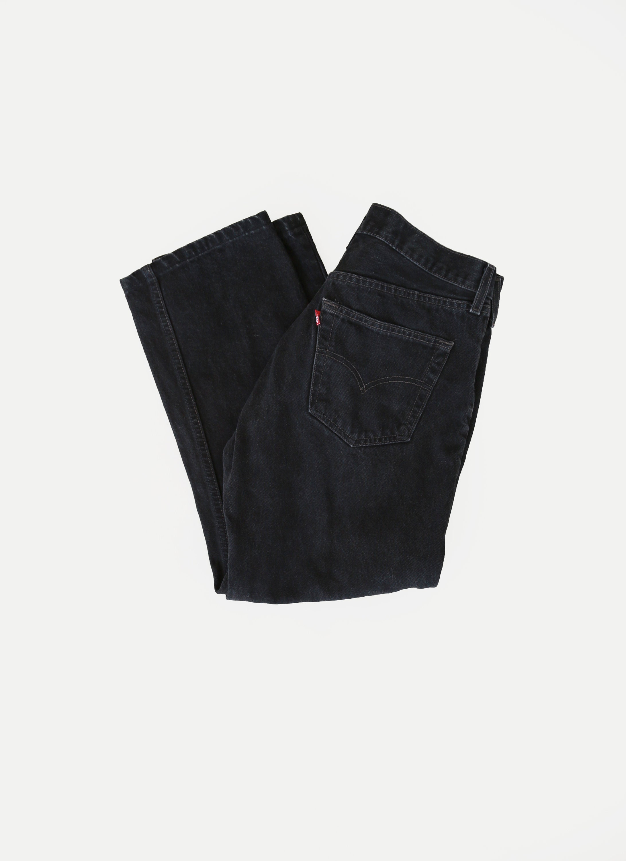 501 Levi's | Vintage 80s 501 Levis Black Denim Red Tab