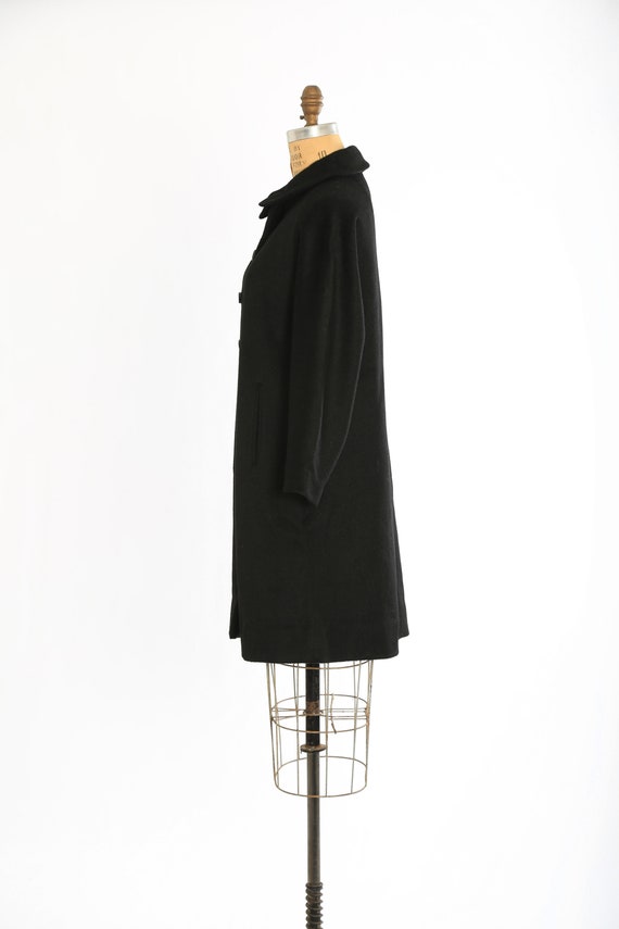 Betty Rose mohair coat | Vintage 50s black mohair… - image 6