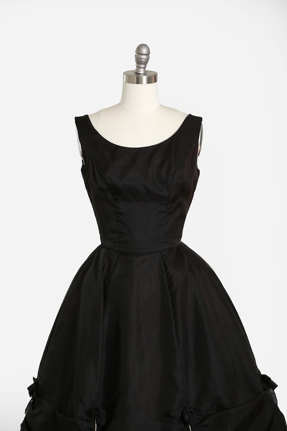 Emma Domb gown | Vintage 50s Emma Domb black bead… - image 3