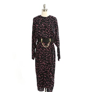 nicole miller polka dot silk dress Vintage Nicole Miller Polka Dot Dress
