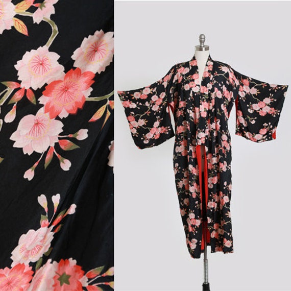 20s Japanese silk kimono - Gem
