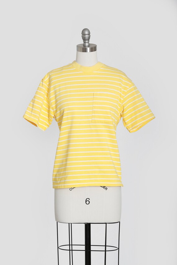 80s striped t shirt - Gem