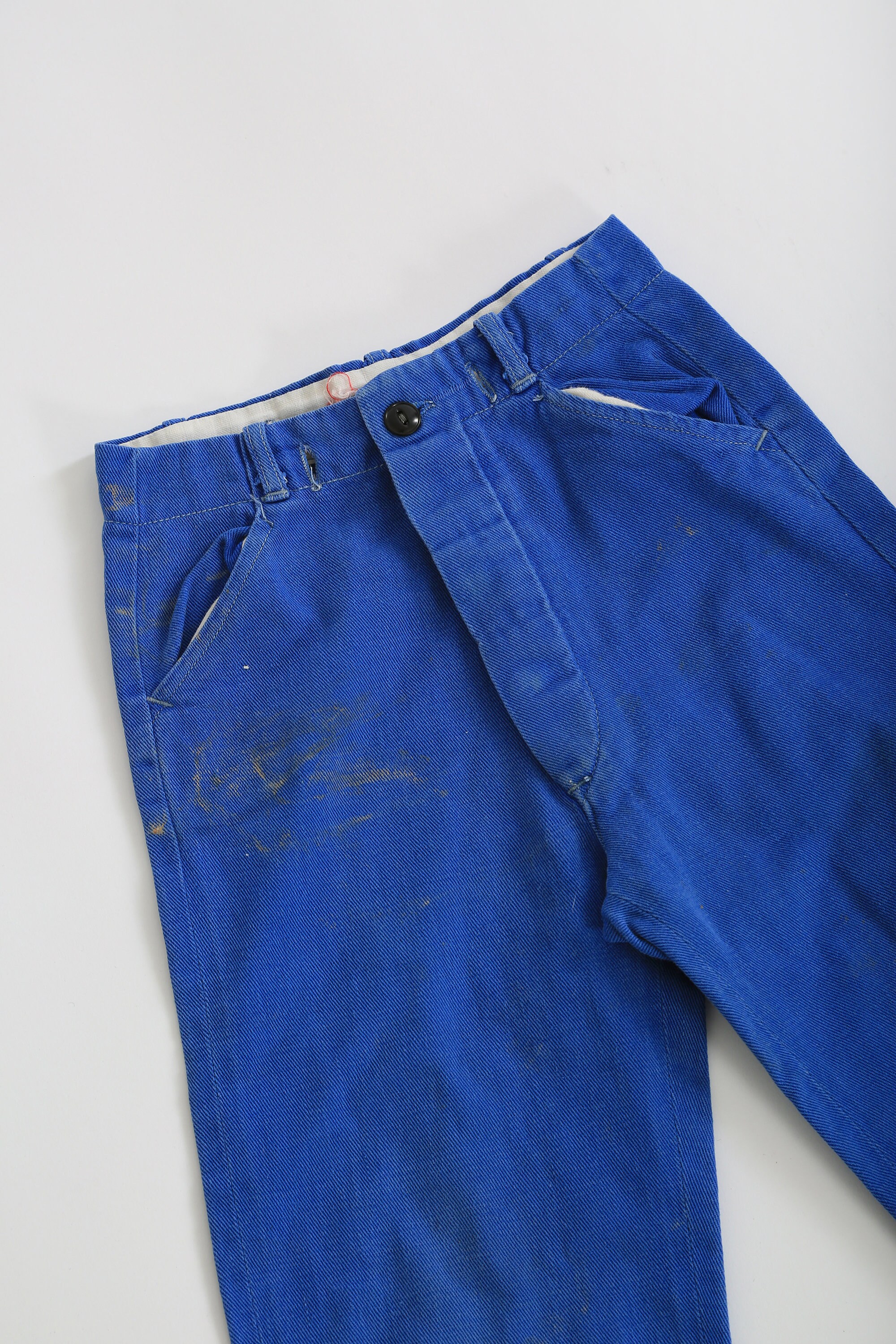 Vintage 40s 50s Kids Blue Cotton Pants | Barry Boy K.C. Vintage 40s 50s Kids Blue Cotton Pants | Barry Boy K.C.