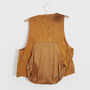 Vintage 30s 40s hunting Vest image 6