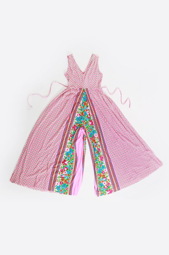 Gaymode floral jumpsuit | Vintage 60s pink floral