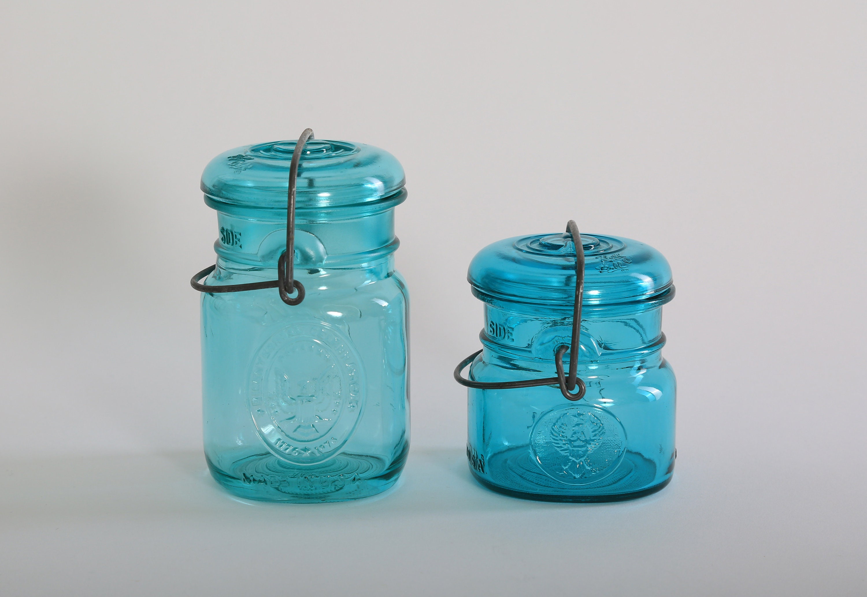 Vintage Ball Blue Bicentennial 1776 | 1976 Mason Jars Set - Etsy