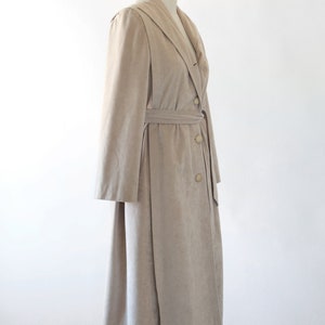 Skin Gear II Coat Vintage 70s Non Leather Suede Trench Coat - Etsy