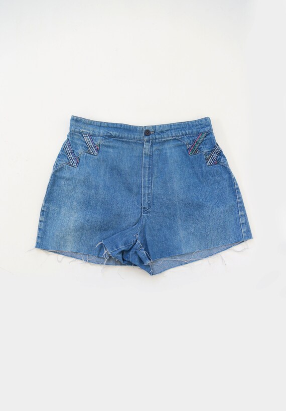 70s jean shorts