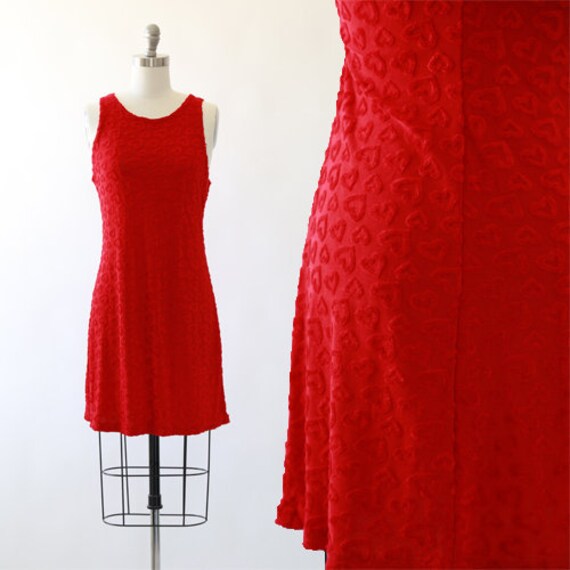 90s Heart mini dress