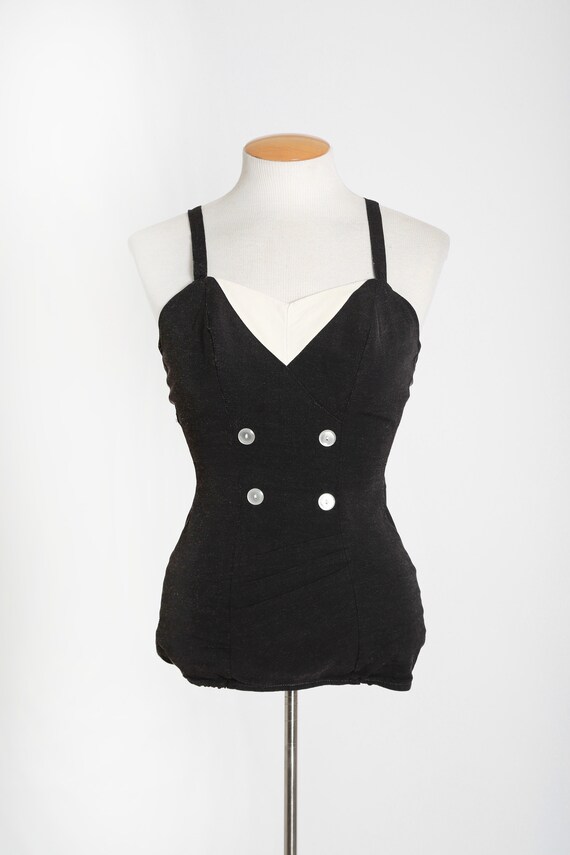 Catalina Tuxedo one piece | Vintage 50s Catalina… - image 7