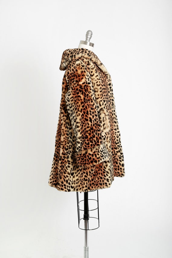 50s leopard print fur coat | Vintage 1950s sheeps… - image 4