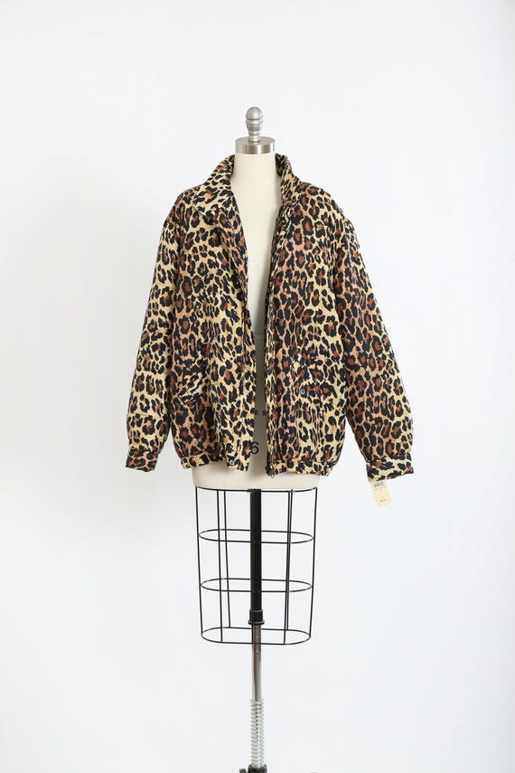 90s oversized leopard print jacket | Vintage 1990… - image 6