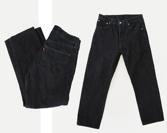 501 Levi's | Vintage 80s 501 Levis Black Denim Red Tab 501 Levi's | Vintage 80s 501 Levis Black Denim Red Tab