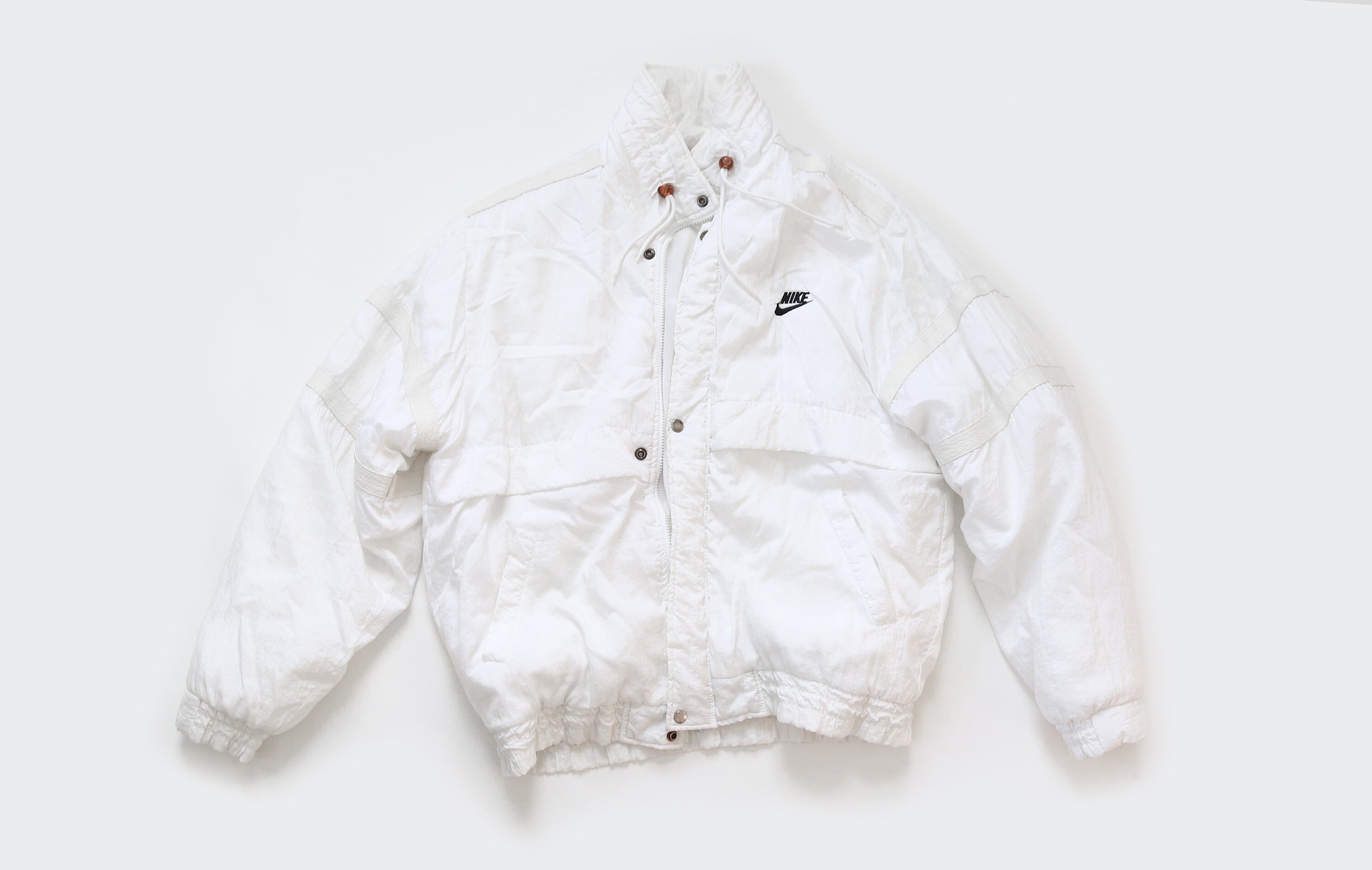 white nike coat