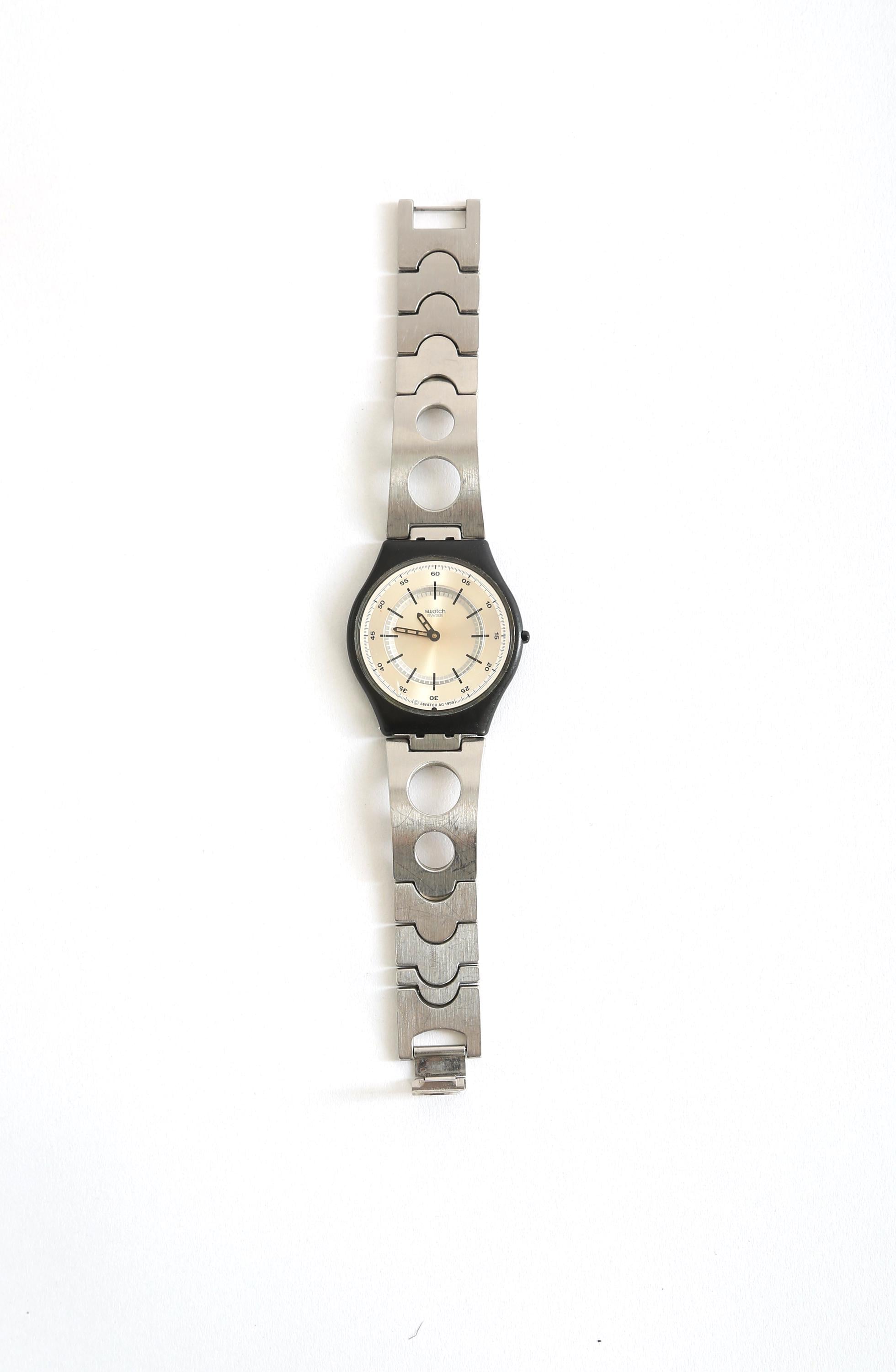 Vintage 1999 Swatch Skin FLATTENTION Watch New Battery - Etsy