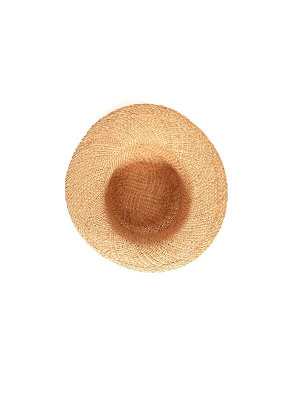 90s natural straw sun hat - image 8