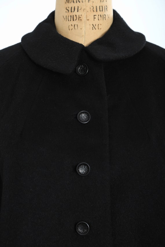 Betty Rose mohair coat | Vintage 50s black mohair… - image 4