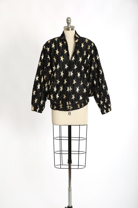 Metallic gold shop bomber jacket