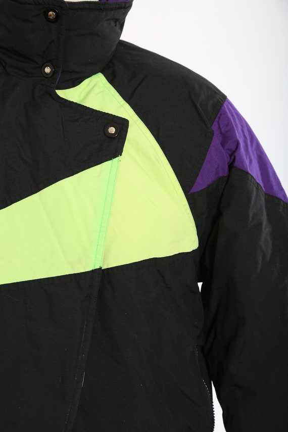 White Stag Skiwear puffer | Vintage 90s neon ski … - image 4