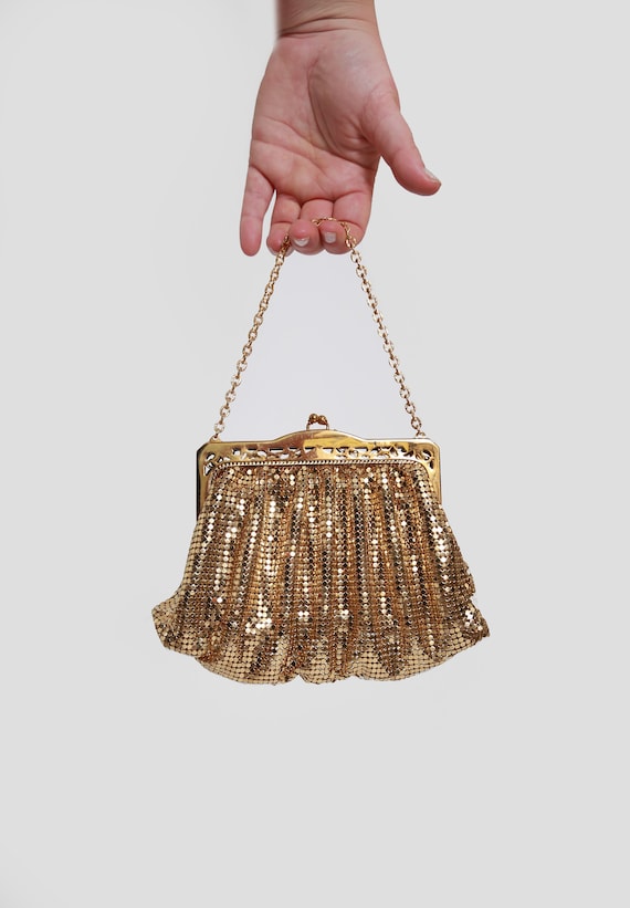 50s Whiting & Davis Gold mesh purse