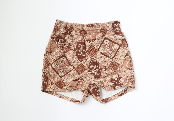 Vintage 50s Kahala Hawaiian tiki Swim Trunks short