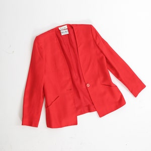 Vintage Austin Hill Hot Pink woven Blazer image 1