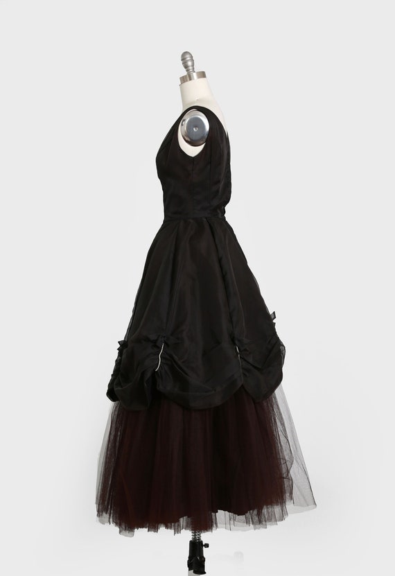 Emma Domb gown | Vintage 50s Emma Domb black bead… - image 7