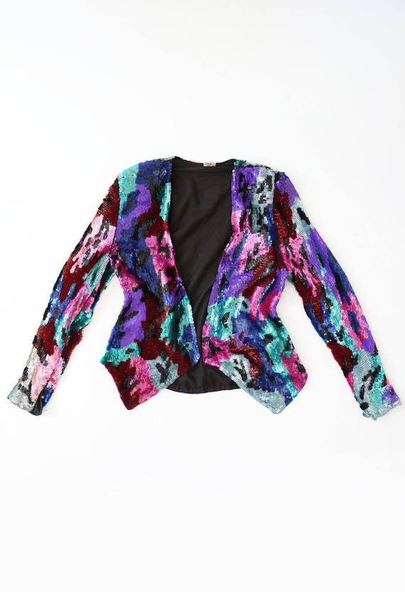 vintage sequin blazer