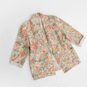 Vintage 90s oversized floral blazer image 1