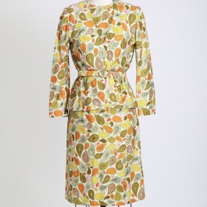 Vintage 1960s floral paisley dress + jacket