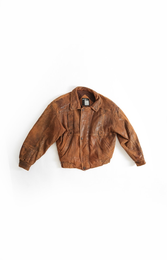 Vintage Micheal Hoban North Beach brown leather b… - image 1