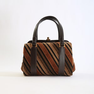 Slim Striped Crossbody Bag and Purse Strap in Dark Brown and -  Norway