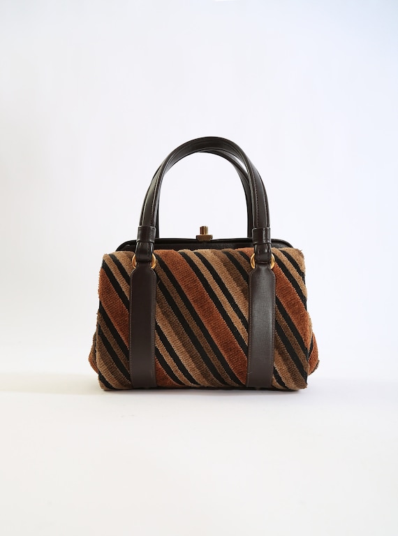 Lewis striped purse | Vintage 60s Lewis striped ve