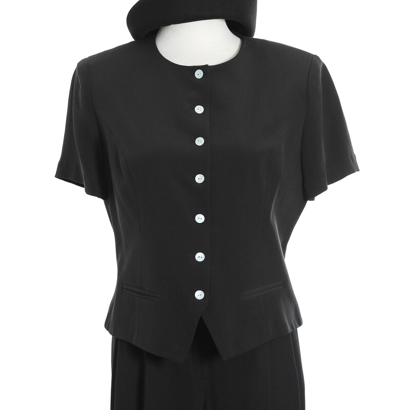 Silk Blouse in Black