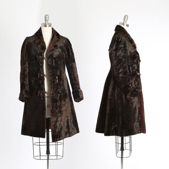 Antique Vintage Edwardian fur coat | 1900s mouton… - image 1