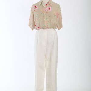 Vintage Laura Ashley linen pants image 2