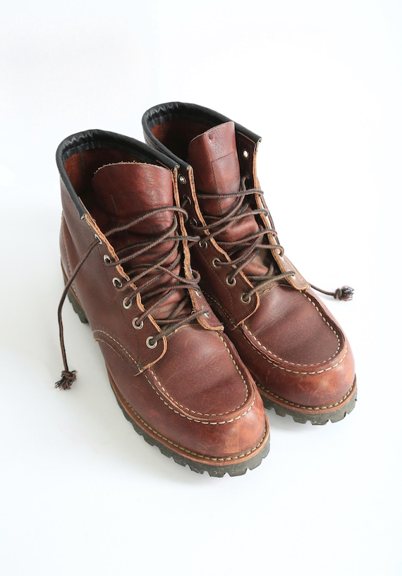 Vintage Red Wings 8146 Roughneck 6-inch Brown Leather Heritage
