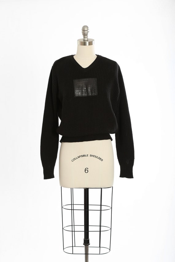 90s Ralph Lauren black cotton sweater 肉厚 s-l1200.jpg